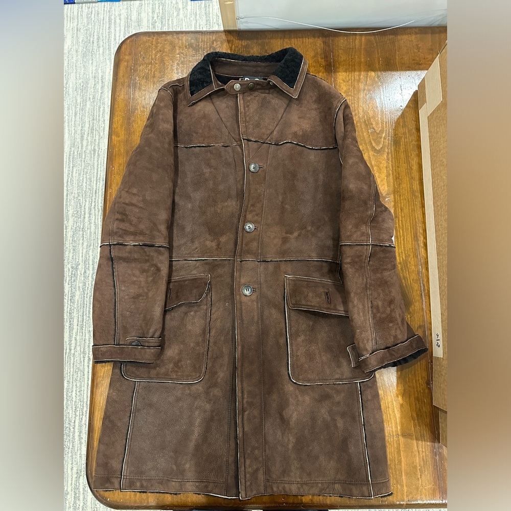 D&G Men's Dark Brown Trench Coat